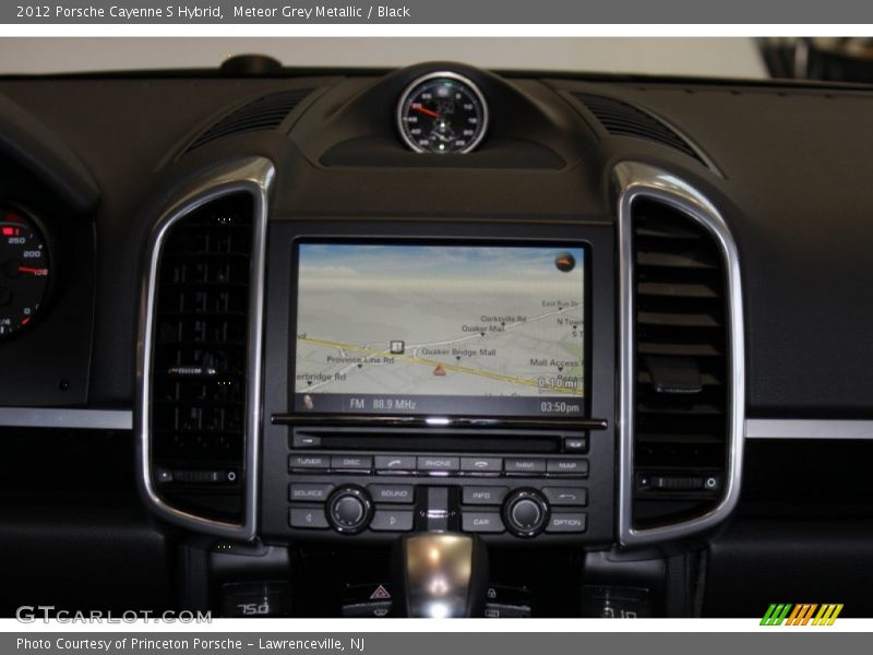 Meteor Grey Metallic / Black 2012 Porsche Cayenne S Hybrid
