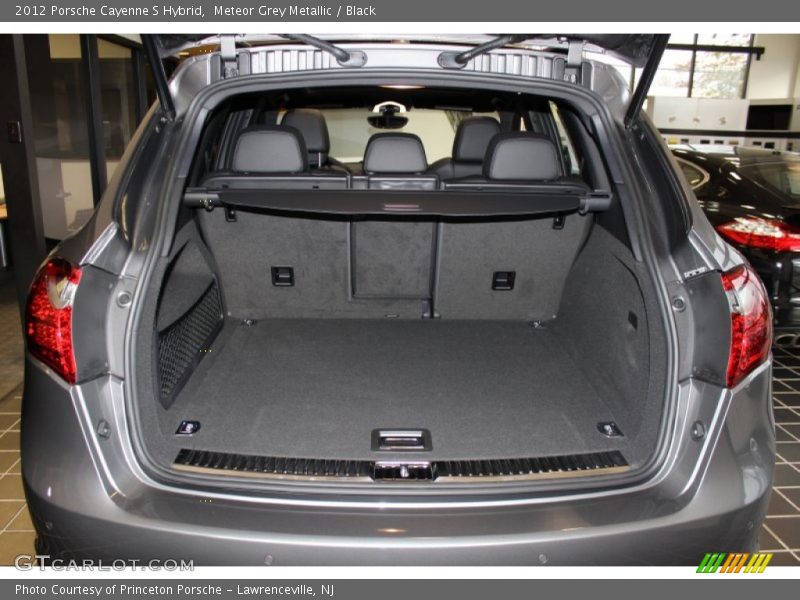 Meteor Grey Metallic / Black 2012 Porsche Cayenne S Hybrid
