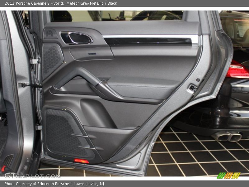 Meteor Grey Metallic / Black 2012 Porsche Cayenne S Hybrid