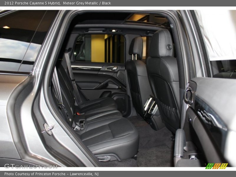 Meteor Grey Metallic / Black 2012 Porsche Cayenne S Hybrid