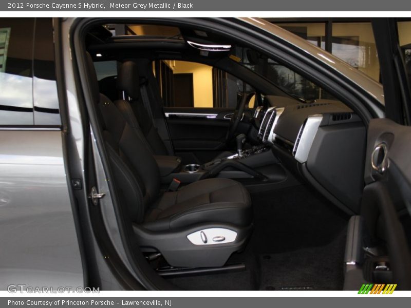 Meteor Grey Metallic / Black 2012 Porsche Cayenne S Hybrid
