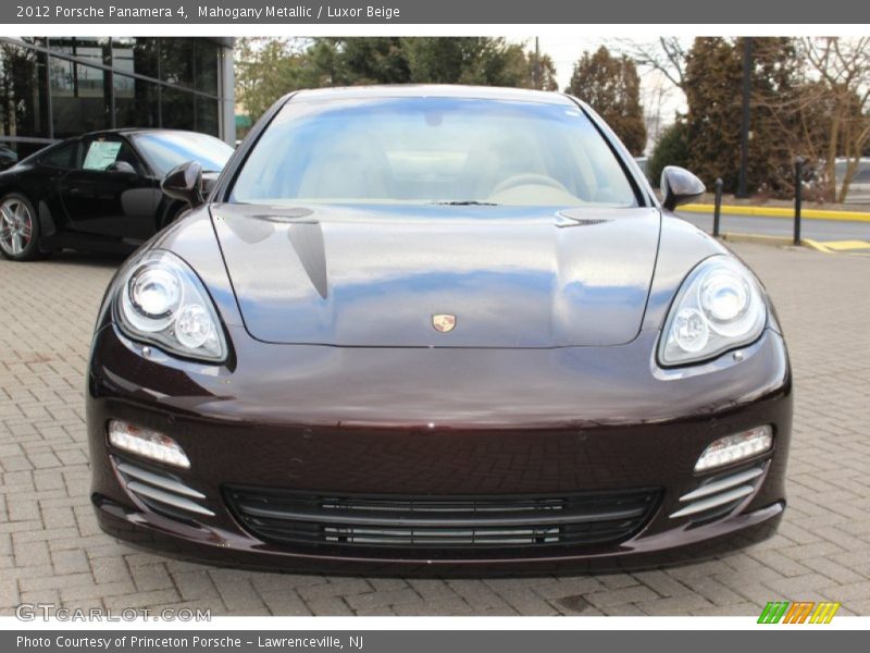 Mahogany Metallic / Luxor Beige 2012 Porsche Panamera 4