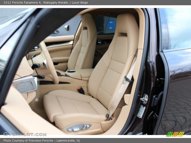 Front Seat of 2012 Panamera 4