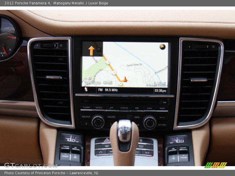 Mahogany Metallic / Luxor Beige 2012 Porsche Panamera 4
