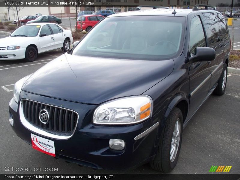 Ming Blue Metallic / Gray 2005 Buick Terraza CXL