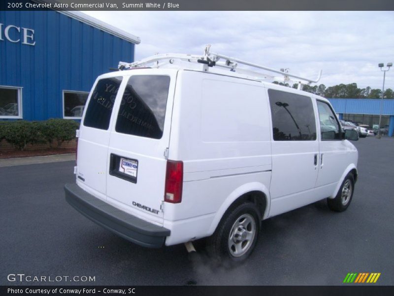 Summit White / Blue 2005 Chevrolet Astro Commercial Van
