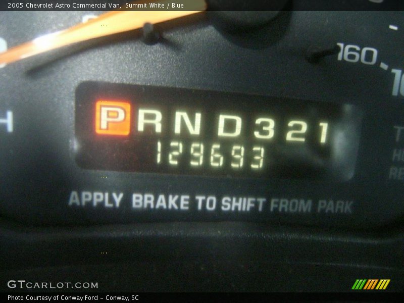 Summit White / Blue 2005 Chevrolet Astro Commercial Van