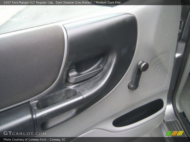 Dark Shadow Grey Metallic / Medium Dark Flint 2007 Ford Ranger XLT Regular Cab