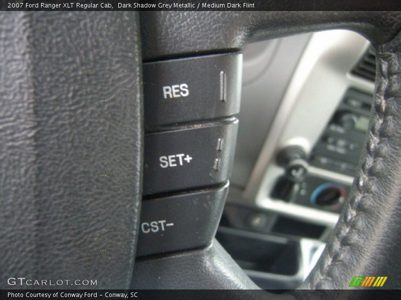 Dark Shadow Grey Metallic / Medium Dark Flint 2007 Ford Ranger XLT Regular Cab