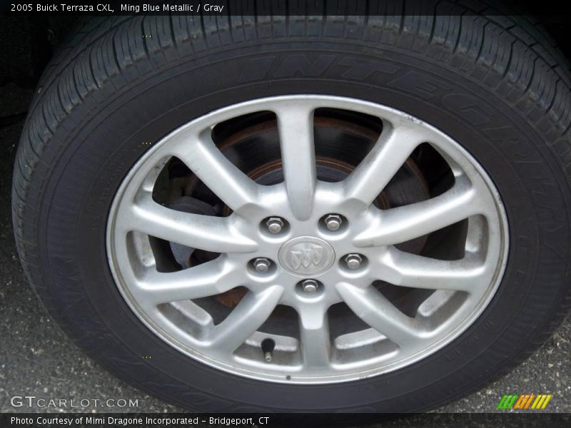 Ming Blue Metallic / Gray 2005 Buick Terraza CXL