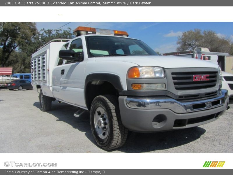 Summit White / Dark Pewter 2005 GMC Sierra 2500HD Extended Cab Animal Control