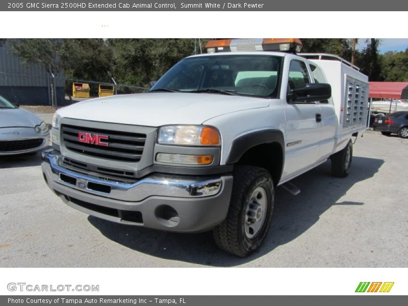 Summit White / Dark Pewter 2005 GMC Sierra 2500HD Extended Cab Animal Control