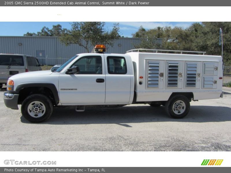 Summit White / Dark Pewter 2005 GMC Sierra 2500HD Extended Cab Animal Control