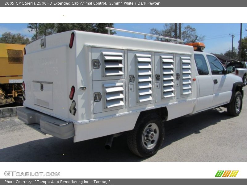  2005 Sierra 2500HD Extended Cab Animal Control Summit White