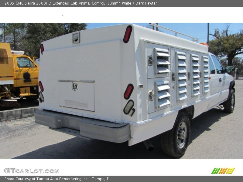 Summit White / Dark Pewter 2005 GMC Sierra 2500HD Extended Cab Animal Control