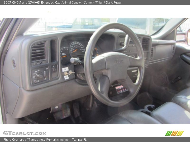 Summit White / Dark Pewter 2005 GMC Sierra 2500HD Extended Cab Animal Control