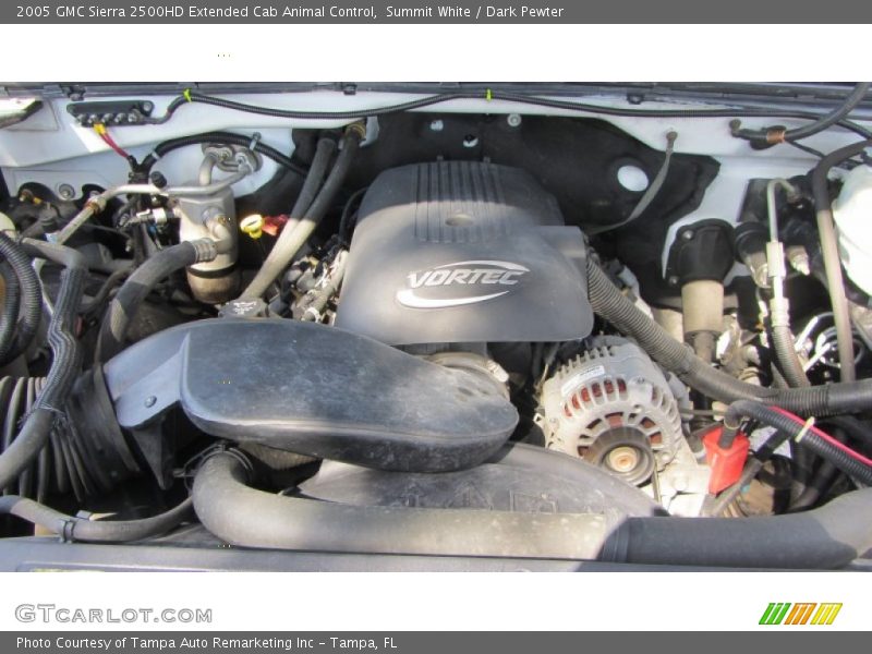 Summit White / Dark Pewter 2005 GMC Sierra 2500HD Extended Cab Animal Control