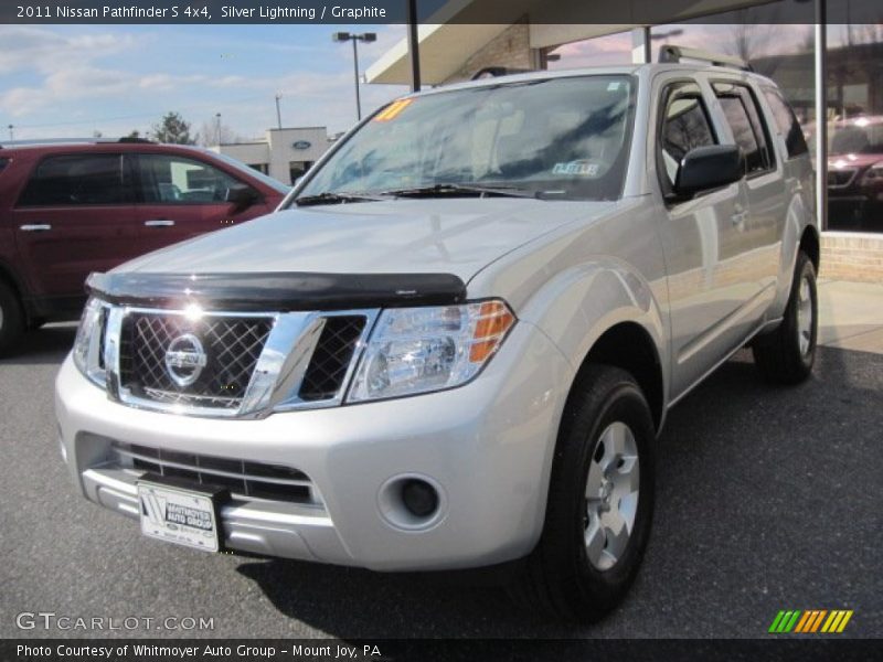 Silver Lightning / Graphite 2011 Nissan Pathfinder S 4x4