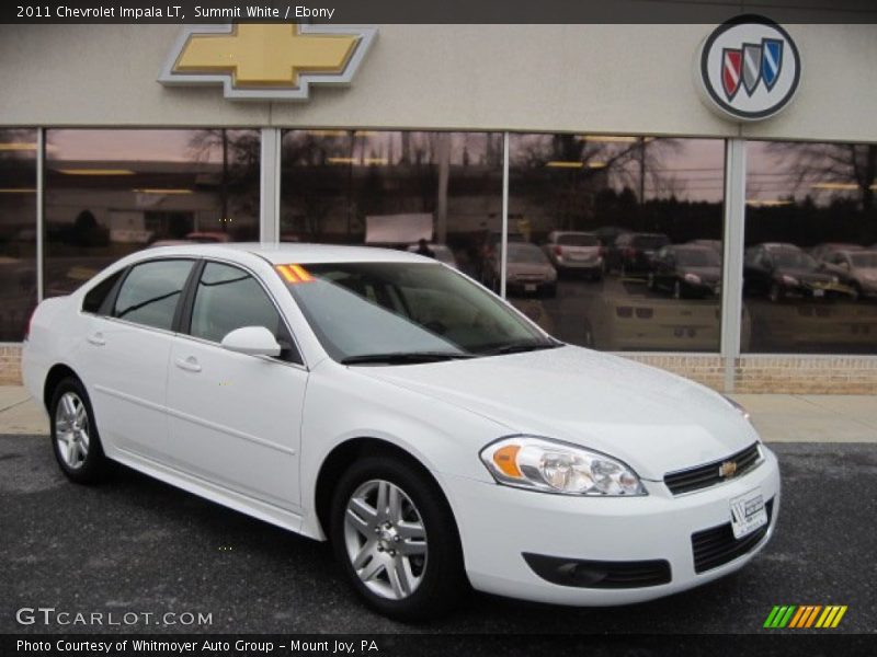 Summit White / Ebony 2011 Chevrolet Impala LT