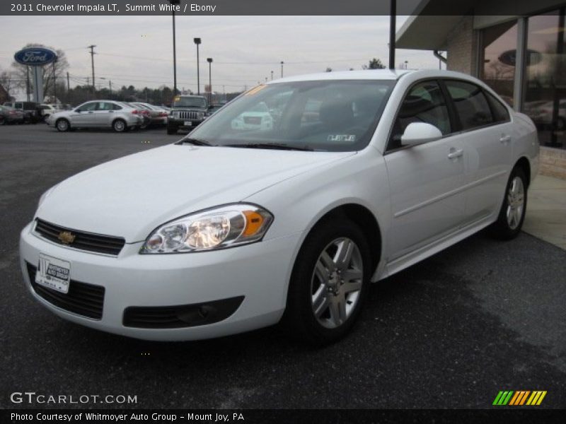 Summit White / Ebony 2011 Chevrolet Impala LT