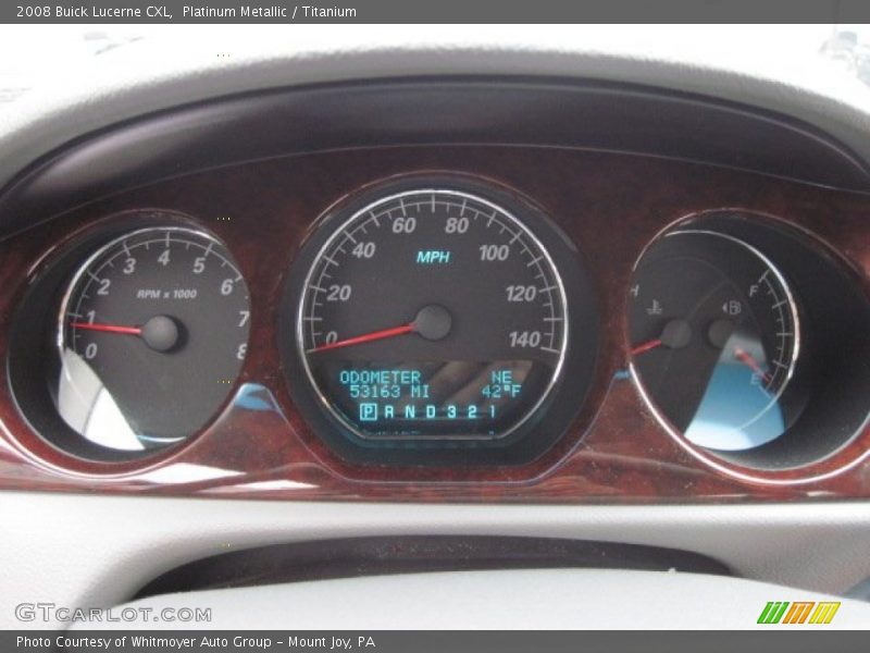 Platinum Metallic / Titanium 2008 Buick Lucerne CXL