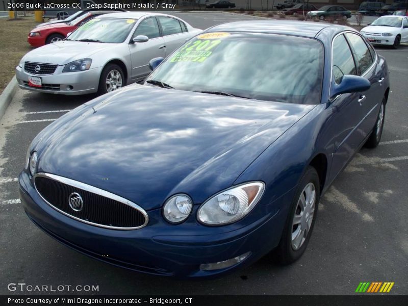 Deep Sapphire Metallic / Gray 2006 Buick LaCrosse CX