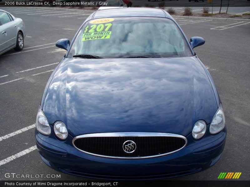 Deep Sapphire Metallic / Gray 2006 Buick LaCrosse CX