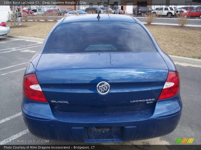 Deep Sapphire Metallic / Gray 2006 Buick LaCrosse CX