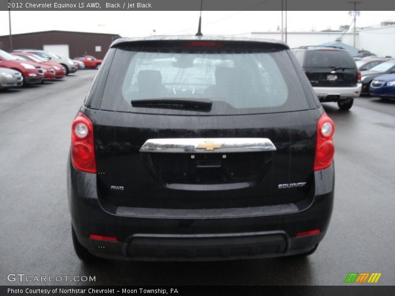 Black / Jet Black 2012 Chevrolet Equinox LS AWD