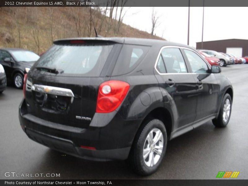 Black / Jet Black 2012 Chevrolet Equinox LS AWD