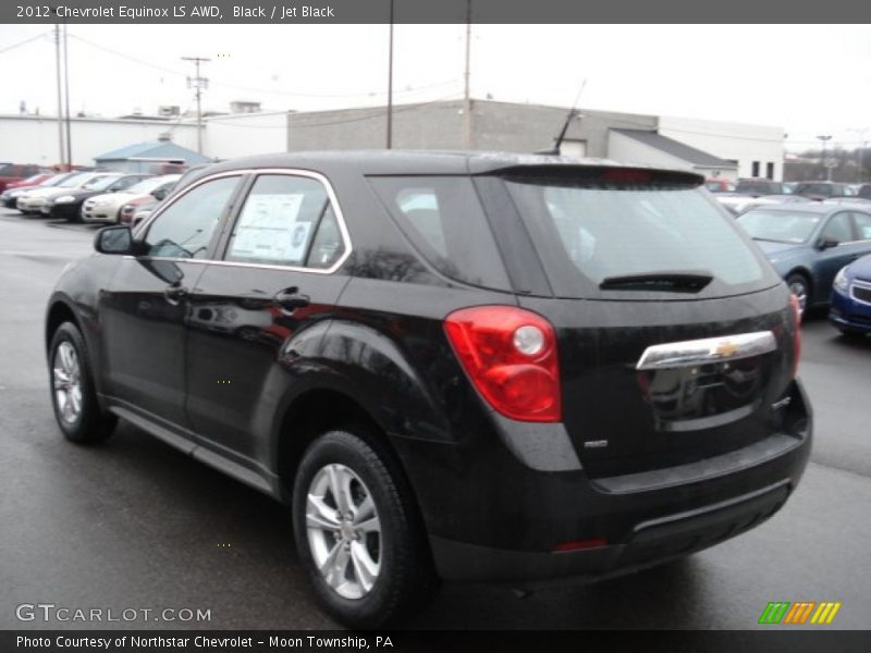 Black / Jet Black 2012 Chevrolet Equinox LS AWD
