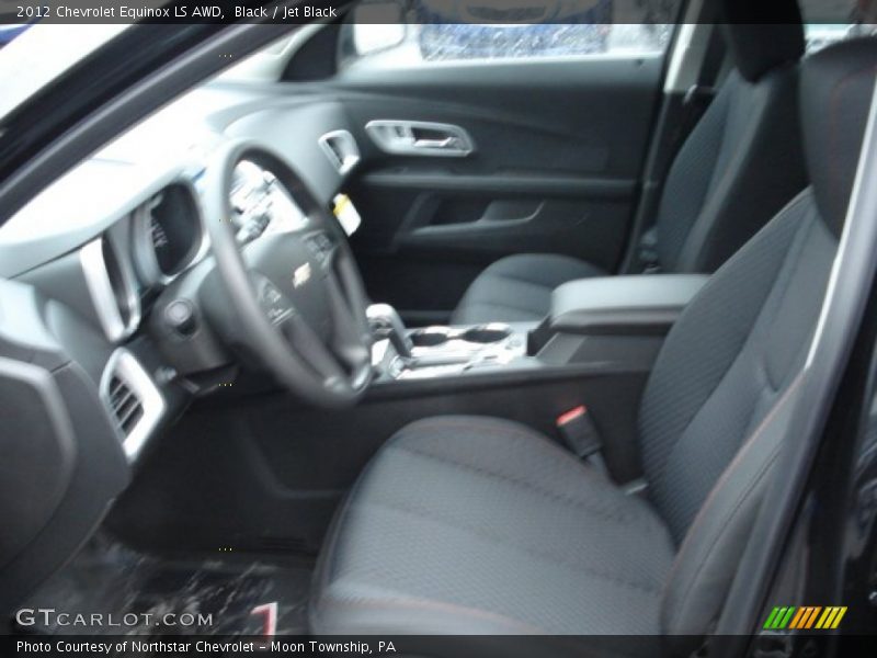 Black / Jet Black 2012 Chevrolet Equinox LS AWD