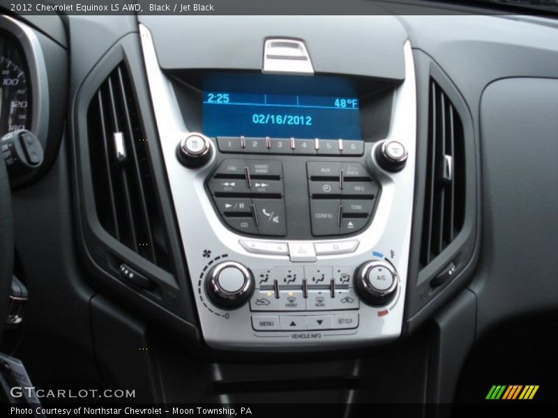 Black / Jet Black 2012 Chevrolet Equinox LS AWD