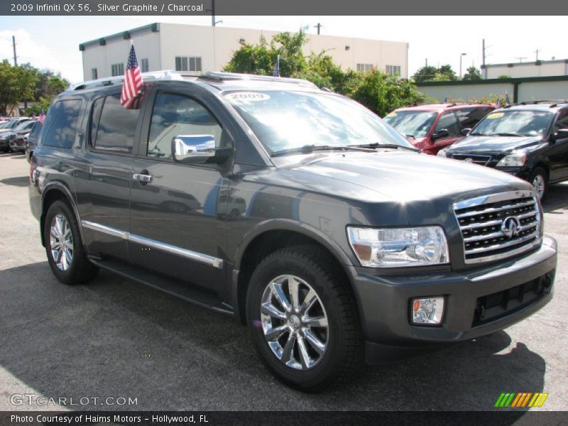 Silver Graphite / Charcoal 2009 Infiniti QX 56