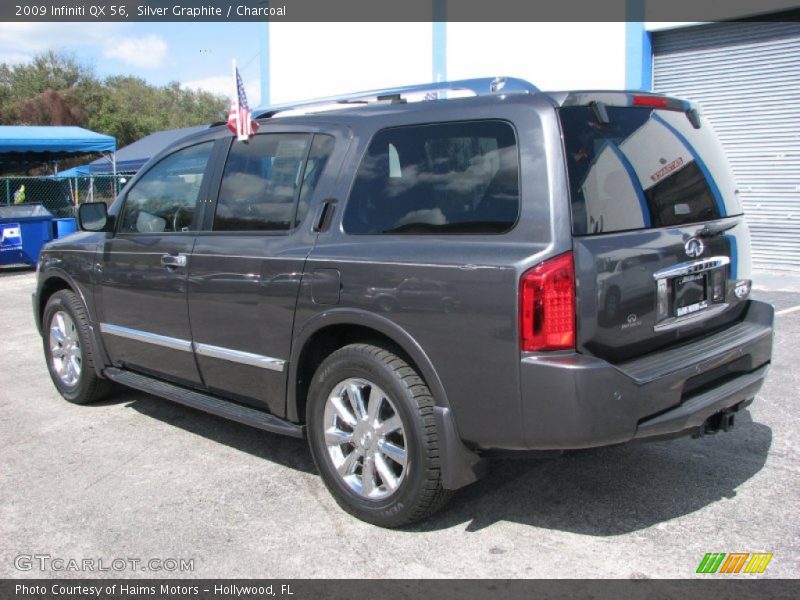 Silver Graphite / Charcoal 2009 Infiniti QX 56