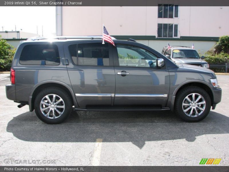 Silver Graphite / Charcoal 2009 Infiniti QX 56