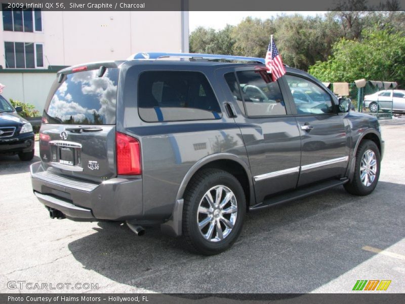 Silver Graphite / Charcoal 2009 Infiniti QX 56
