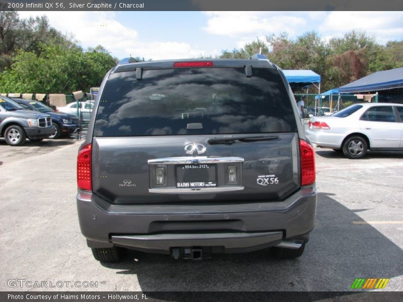 Silver Graphite / Charcoal 2009 Infiniti QX 56