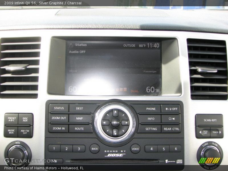 Silver Graphite / Charcoal 2009 Infiniti QX 56