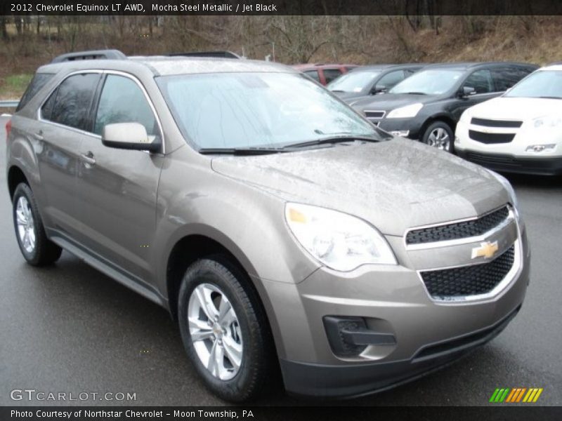 Mocha Steel Metallic / Jet Black 2012 Chevrolet Equinox LT AWD