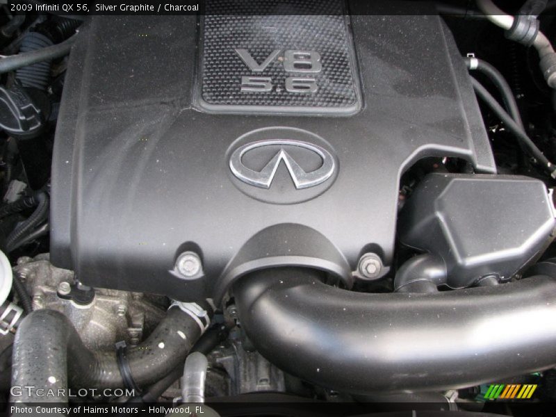 Silver Graphite / Charcoal 2009 Infiniti QX 56