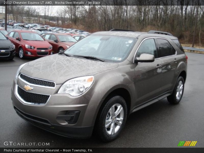 Mocha Steel Metallic / Jet Black 2012 Chevrolet Equinox LT AWD