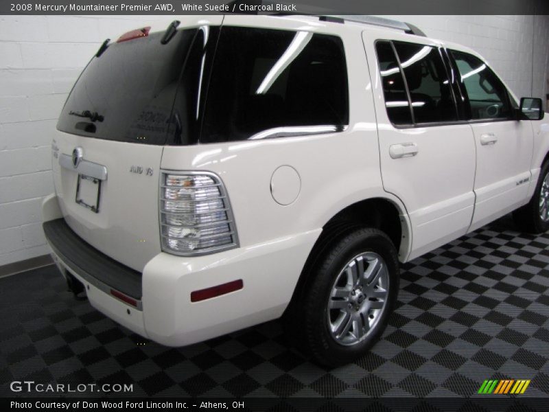 White Suede / Charcoal Black 2008 Mercury Mountaineer Premier AWD