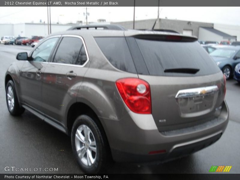Mocha Steel Metallic / Jet Black 2012 Chevrolet Equinox LT AWD
