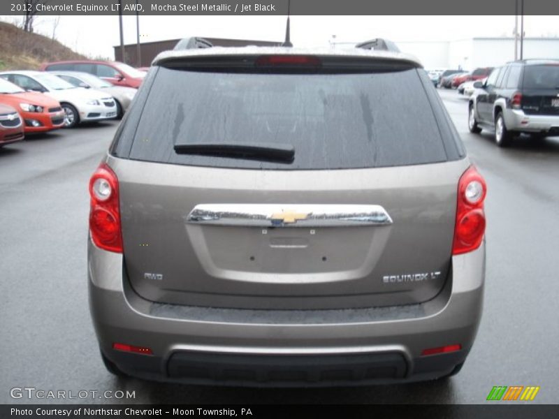 Mocha Steel Metallic / Jet Black 2012 Chevrolet Equinox LT AWD