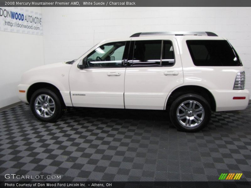 White Suede / Charcoal Black 2008 Mercury Mountaineer Premier AWD