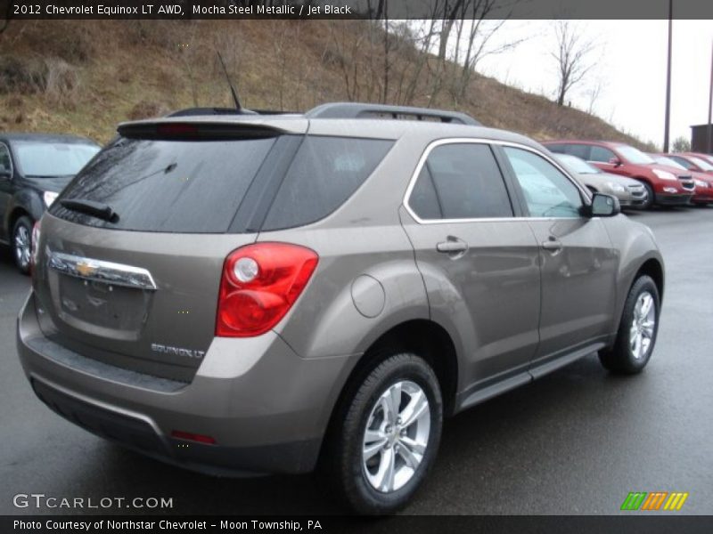 Mocha Steel Metallic / Jet Black 2012 Chevrolet Equinox LT AWD