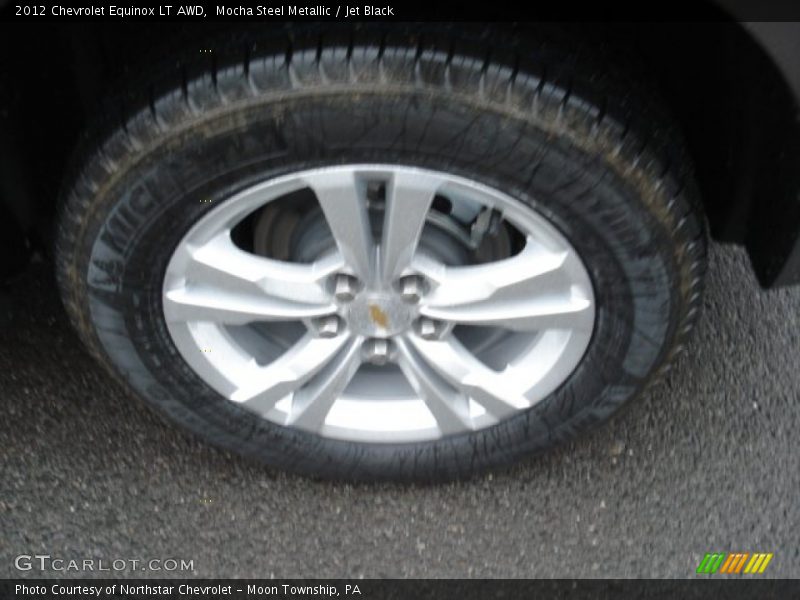 Mocha Steel Metallic / Jet Black 2012 Chevrolet Equinox LT AWD