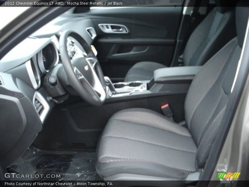 Mocha Steel Metallic / Jet Black 2012 Chevrolet Equinox LT AWD