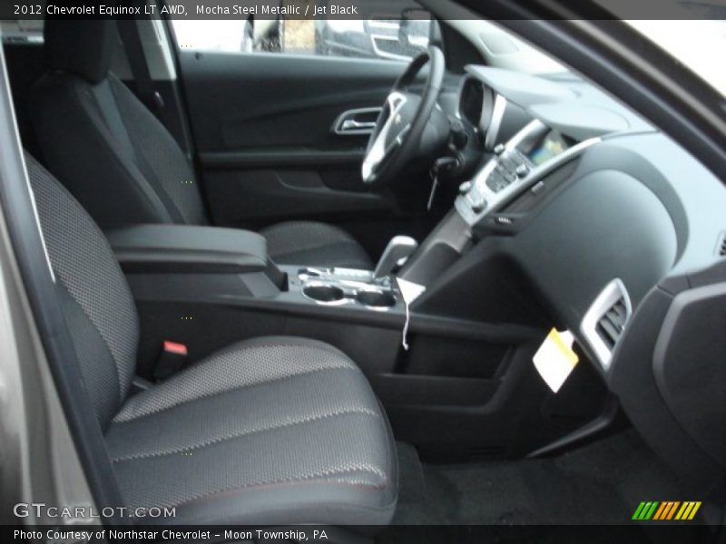 Mocha Steel Metallic / Jet Black 2012 Chevrolet Equinox LT AWD